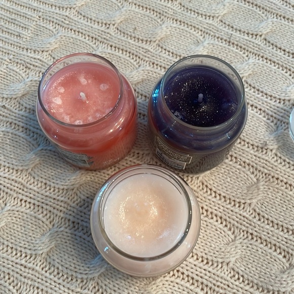 New Yankee Candles 3 in lot Mediterranean Breeze/Water Garden/Movie Night Cocoa - Picture 2 of 11